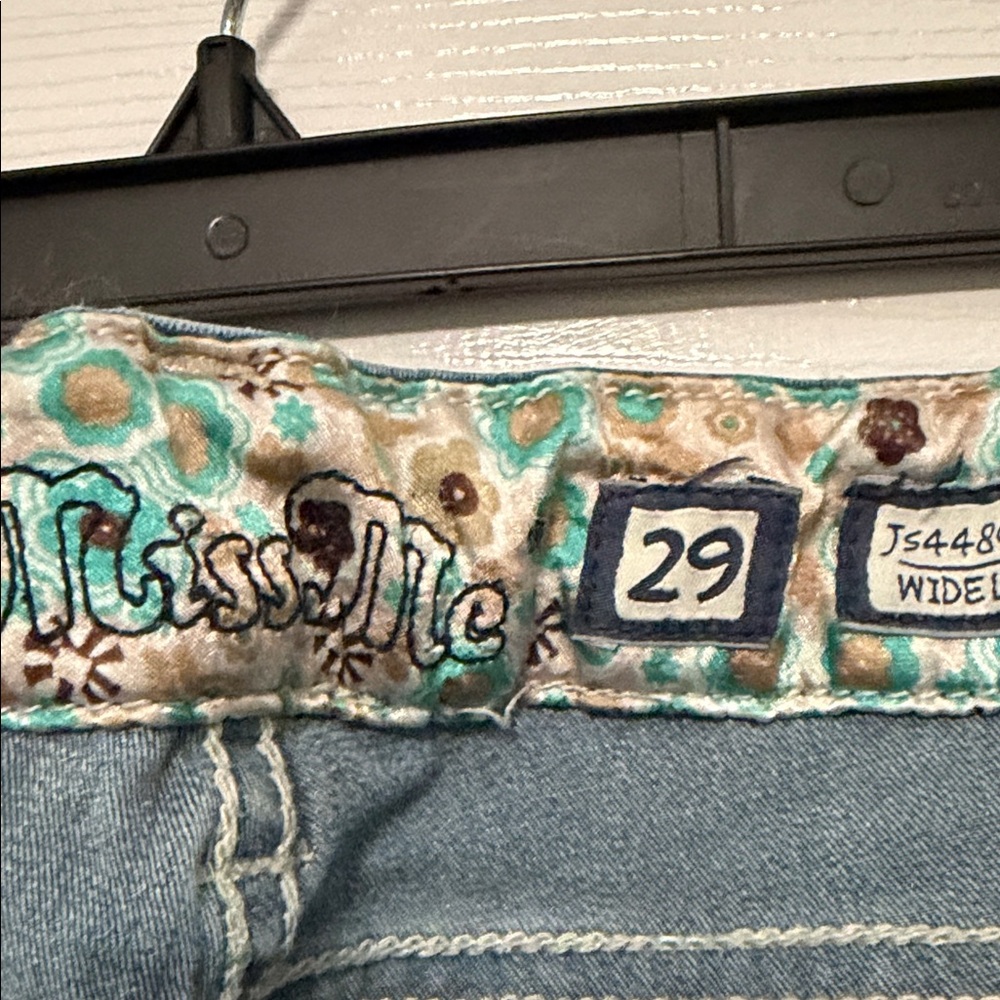 Miss Me Medium Blue Flare Jeans - Picture 2 of 3